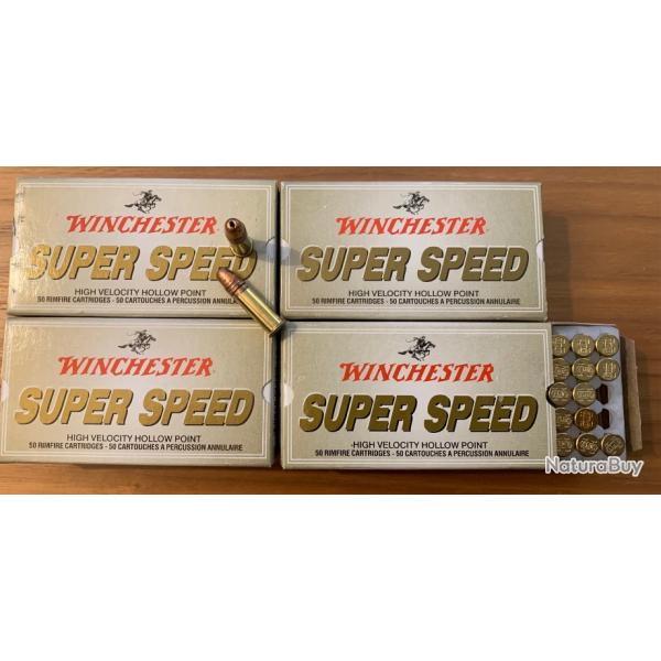 Winchester Super Speed 22 LR 4 boites de 50