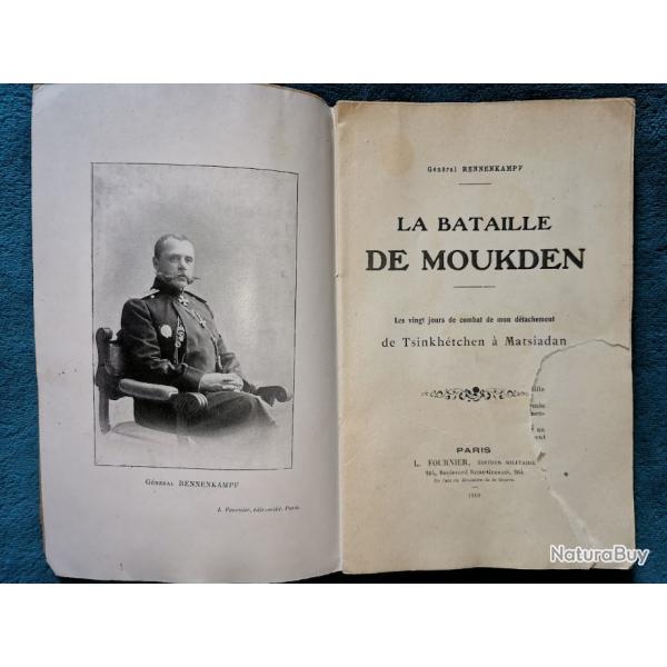 La bataille de moukden : les vingt jours de combat - 1910 avec 250 pages