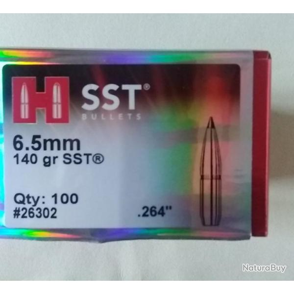 55 Ogives Hornady 6.5 mm SST 140 grains