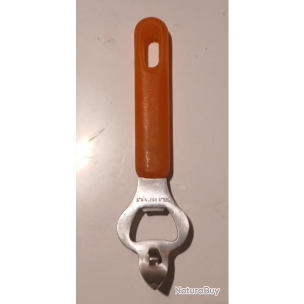 DECAPSULEUR OUVRE-BOITES ORANGE STAINLESS STEEL