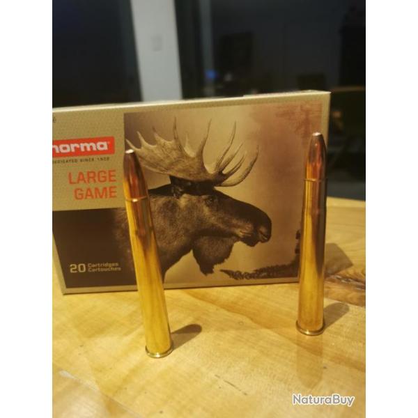 BOITE COMPLETE DE 20 MUNITIONS NORMA 9,3 X 74R  OGIVE VULCAN 15,0g / 232gr