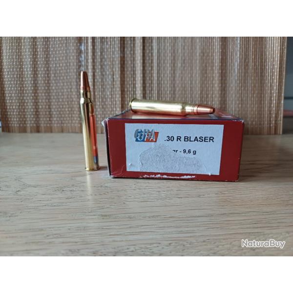 Munitions GPA  30R BLASER 9.6G _ 148gr