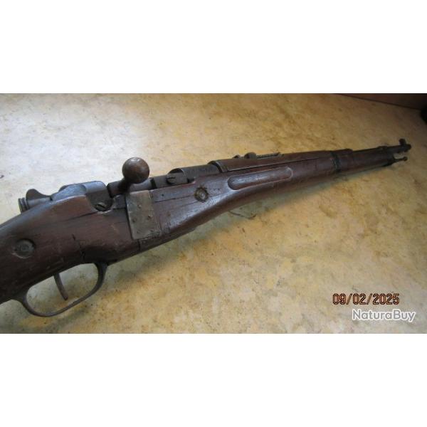 Berthier 07/15 M34 rglementaire Franais cal 7.5 bois HS Monomatricule 1939Thules complet