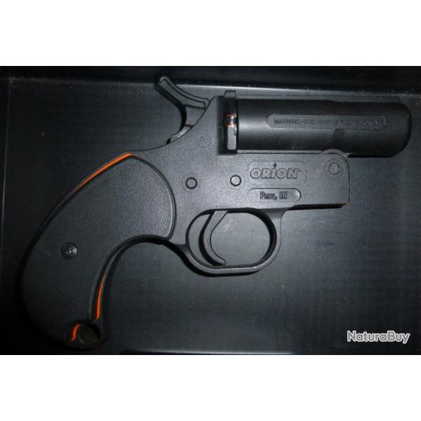 PISTOLET SELF DEFENDER GOMN COGNE -  LANCEUR DE FUSES DE SIGNALISATION DE CALIBRE 12