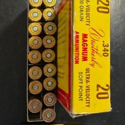 340 Weatherby Magnum 2 boites de balles 200 grain Soft point