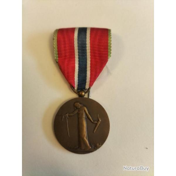 Rare mdaille prisonniers civils dports et otages de la grande guerre