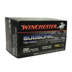 WINCHESTER SUBSONIC 42 MAX 50 MUNITIONS 22 LR