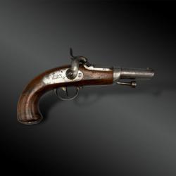 Pistolet d'officier de gendarmerie, modèle 1836 - France - Second Empire