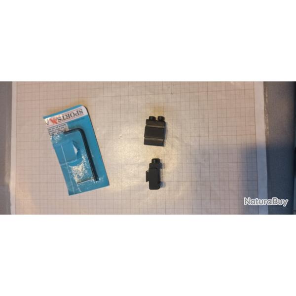 Adaptateurs cz 527 - 456 mod 4 et tikka de 16 mm vers 11 mm