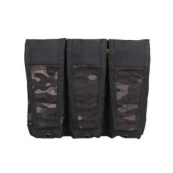 Poche Chargeurs Triple Flap Emersongear - Multicam Noir