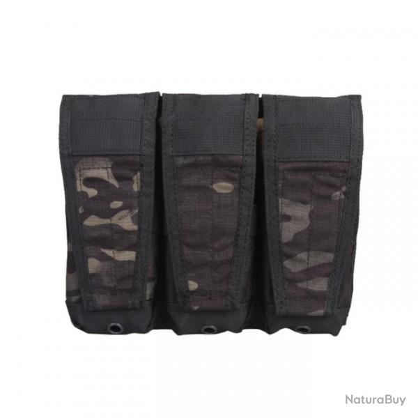 Poche Chargeurs Triple Flap Emersongear - Multicam Noir