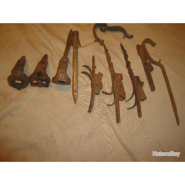 PIECES DE FUSILS DE CHASSE A PERCUSSION