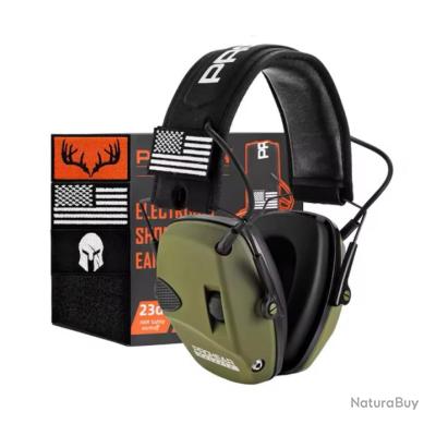 Casque de tir pro hear Casque anti-bruit électronique ball-trap ZOHAN ...