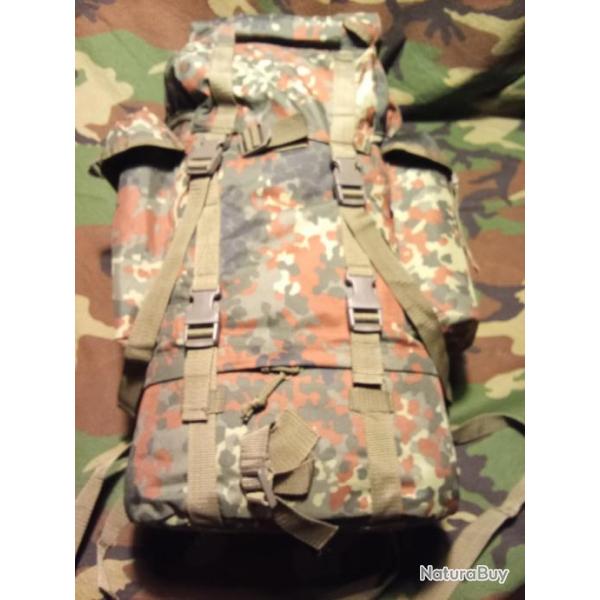Sac  dos Brandit 50 L camouflage Flecktarn, type Bundeswehr