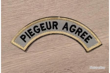 Ecusson piégeur agréé Insignes Pucelles Fourragères