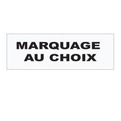 Bandeau Haute Visibilité Marquage au Choix Jusqu'à 10 x 5 cm fond noir écriture retro blanc