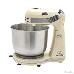 Robot pâtissier maison beige 6 vitesses Pradel France