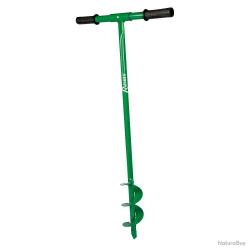 Tarière manuelle Ø.10 cm manche acier L.100 cm