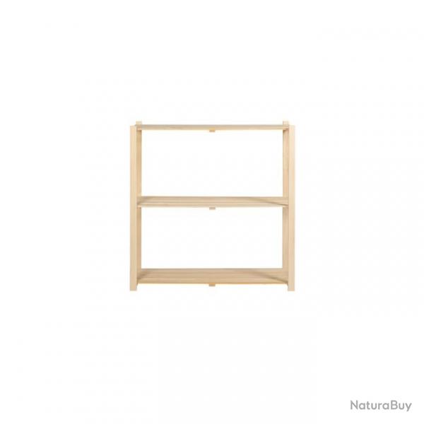 tagre en bois 90 cm 3 tablettes