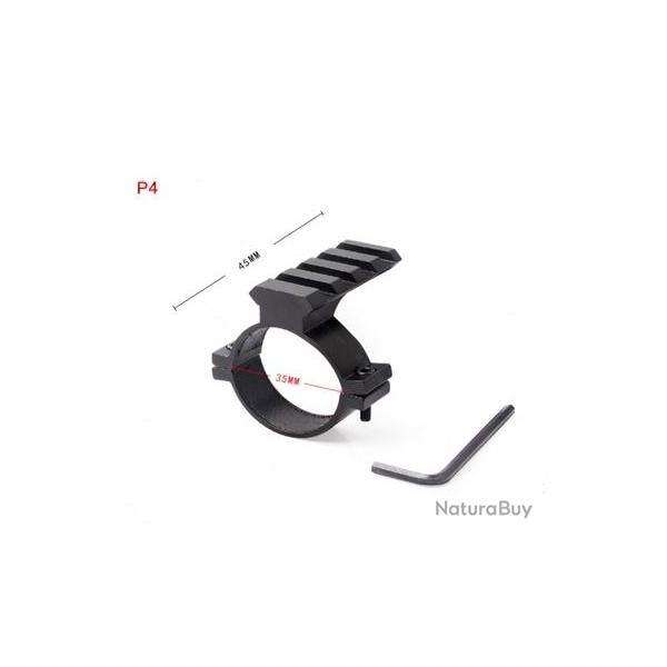 Diameter Scope Flashlight Bracket With Rail Clamp P4