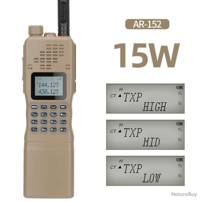 Boîtier Radio Factice AN/PRC 148/152 - Antenne Tactique Imitation Pour Cosplay Ou Airsoft