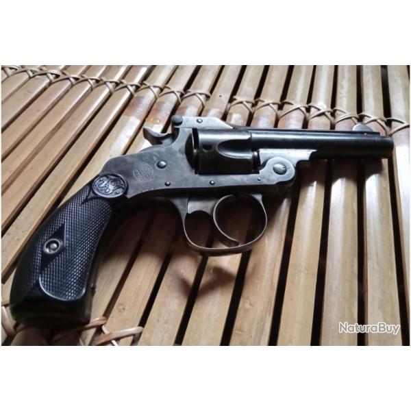 Vend revolver top break smith et wesson calibre 32 short tat de fonctionnement impeccable original