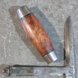 Couteau tonneau (Barrel knife) P. Holmberg Eskilstuna Suede couteau dit de Morutier 1876