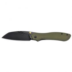 Couteau Pliant CJRB Fugly Green Lame Acier AR-RPM9 Manche G10 Linerlock Clip IKBS J1957GN