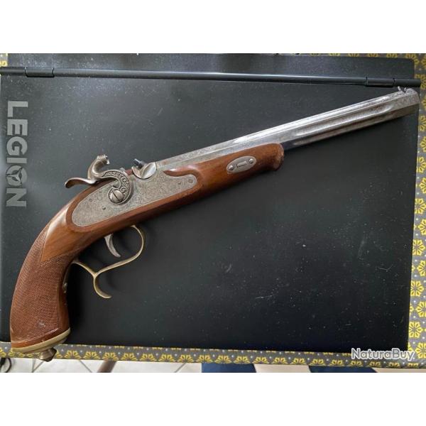 magnifique pistolet duel poudre noire fonctionnel rplique LEPAGE