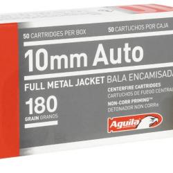 50 Munitions AGUILA Cal 10MM AUTO FMJ 180GR