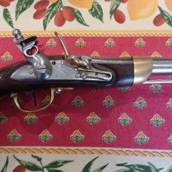 Rare et superbe pistolet de cavalerie à silex, modèle 1816 de 1822 en très bel état