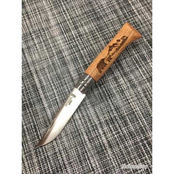 Opinel numro 8  amrica ours brun