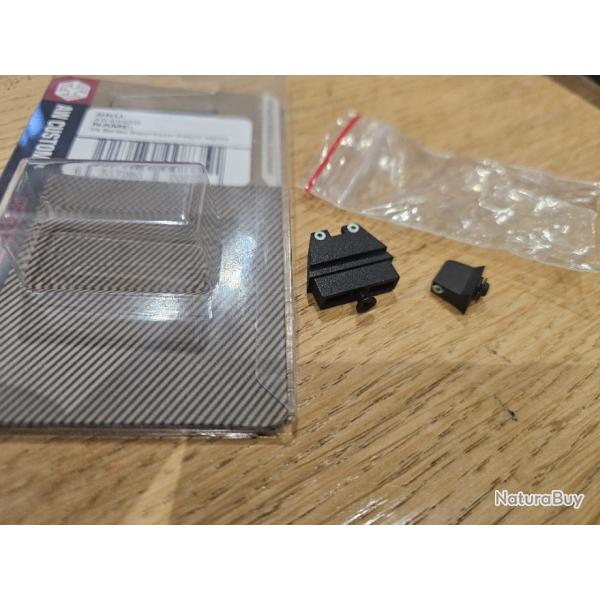 Mires de vise hautes mtal GLOCK 17 gen3/4