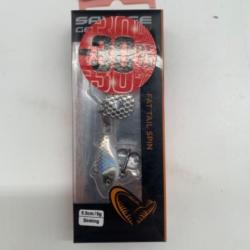 Leurre coulant Savage Gear Fat tail spin 9 gr argent