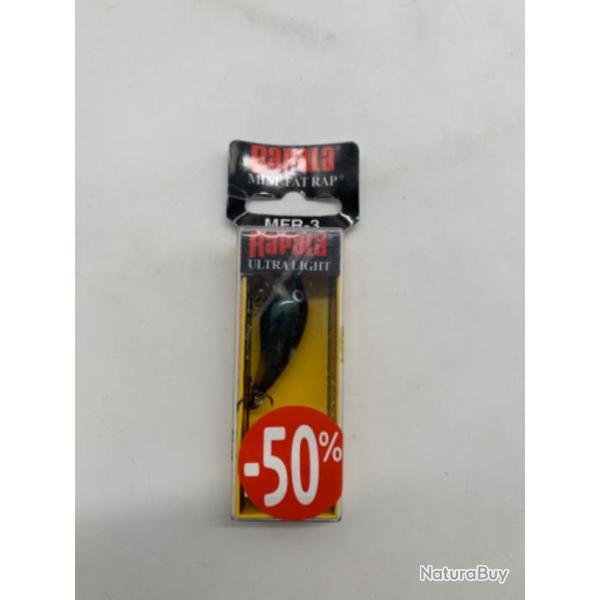 Leurre dur Rapala MFR-3 4 gr noir