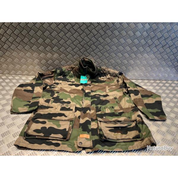 veste de chasseur chasse club chasse 11c147  taille xxl camo sotextra neuf