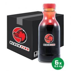 Carton contenant 6 bouteilles de goudron Black Fire