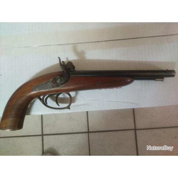 Magnifique pistolet corsaire Jager cal 36