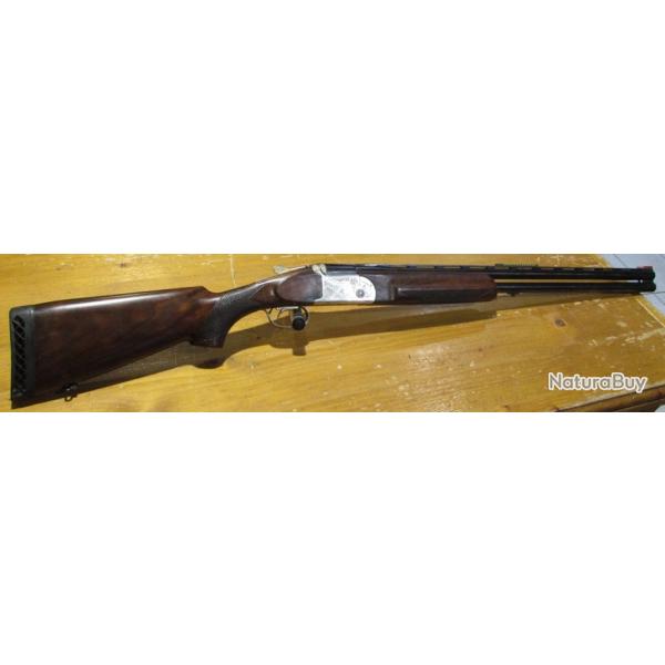 Fusil Superpos, cal 12/76 marque verney carron super 9 III, canon de 76cm bon etat droitier