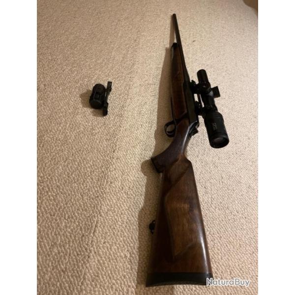 Vends ou change Sauer 404 + point rouge + colliers