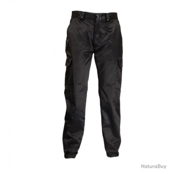 Pantalon antistatique noir brillant