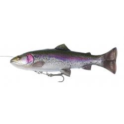 Leurre Souple SAVAGE GEAR 4d Line Thru Tail Trout 20cm Rainbow Trout