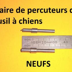 paire de percuteurs fusil à chiens type LEFAUCHEUX - VENDU PAR JEPERCUTE (D22K127)