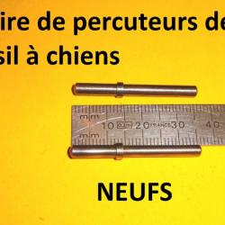 paire de percuteurs fusil à chiens type LEFAUCHEUX - VENDU PAR JEPERCUTE (D22K129)