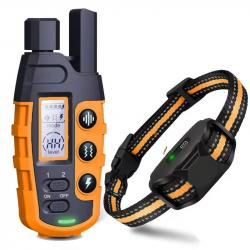 COLLIER DE DRESSAGE POUR CHIEN 3 MODES - ORANGE - MANUEL EN FRANÇAIS - LIVRAISON GRATUITE