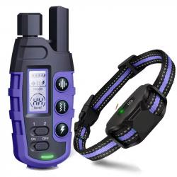 COLLIER DE DRESSAGE POUR CHIEN MULTI MODES - VIOLET - MANUEL EN FRANÇAIS - LIVRAISON GRATUITE