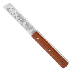 Couteau le 20/20 décor aigle (cocobolo) [Le Fidèle]