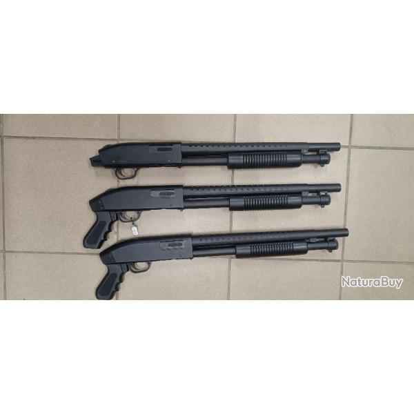 lot de 3 fusils  pompe airsoft