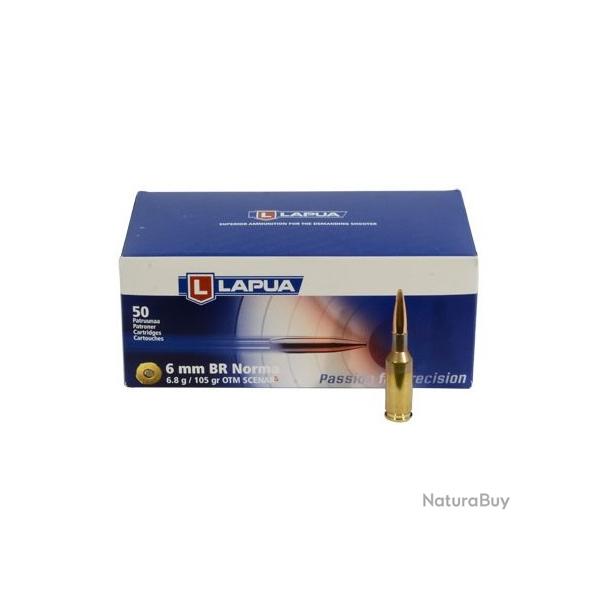 Munition LAPUA 6mm BR OTM SCENAR L 105 grains x100