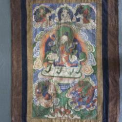 Thangka représentation Thsering Ma "la mère Vertueuse" - Tibet, Mongolie 19e siècle